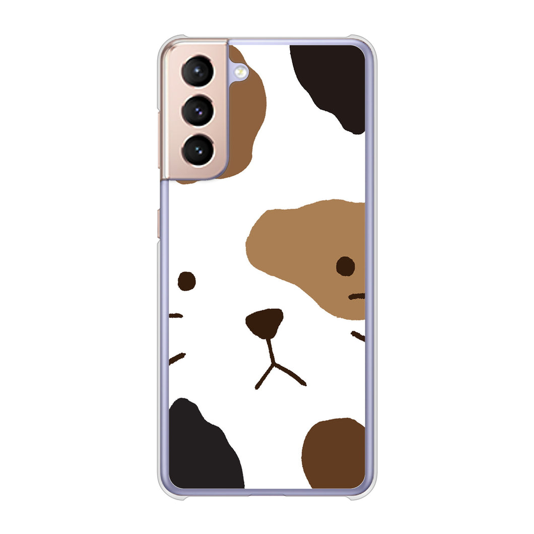 Galaxy S21 5G SC-51B docomo 高画質仕上げ 背面印刷 ハードケース 【IA801 みけ】