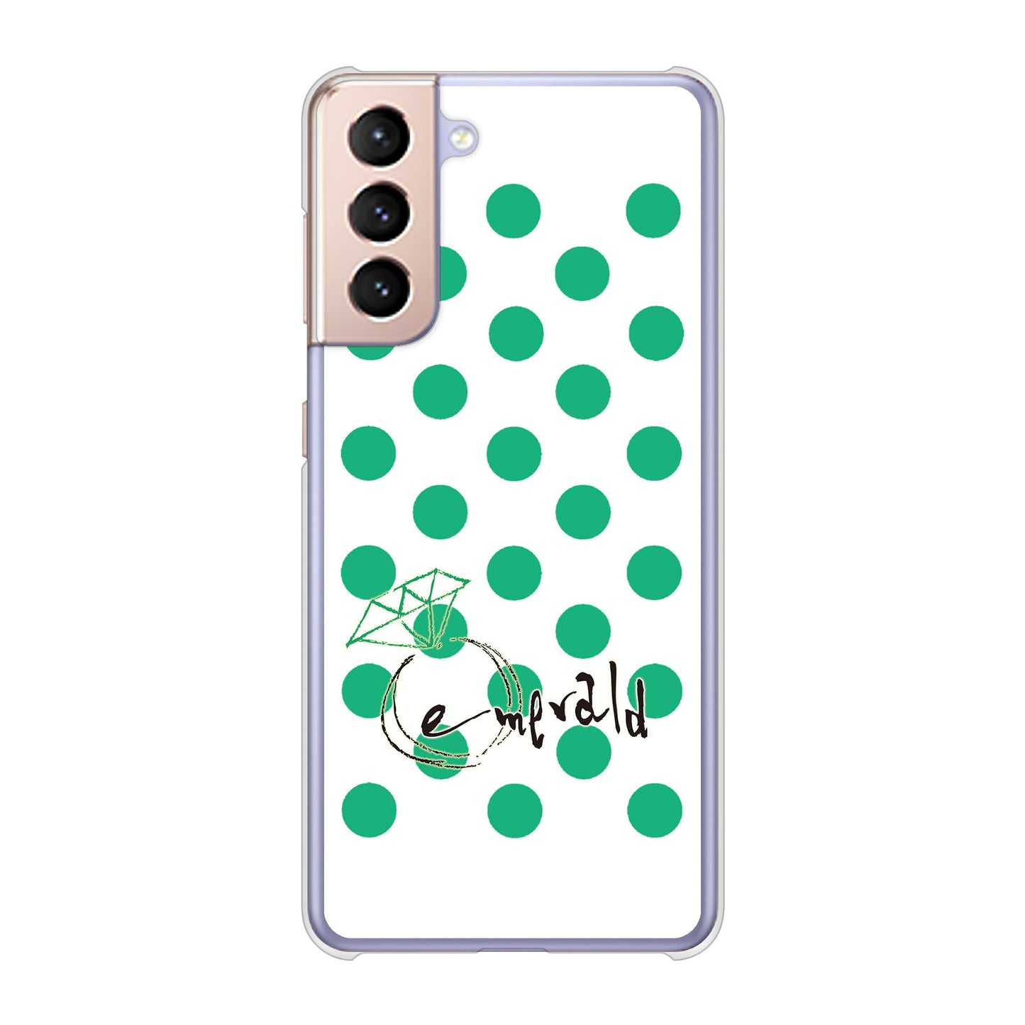 Galaxy S21 5G SC-51B docomo 高画質仕上げ 背面印刷 ハードケース 大野詠舟 誕生石