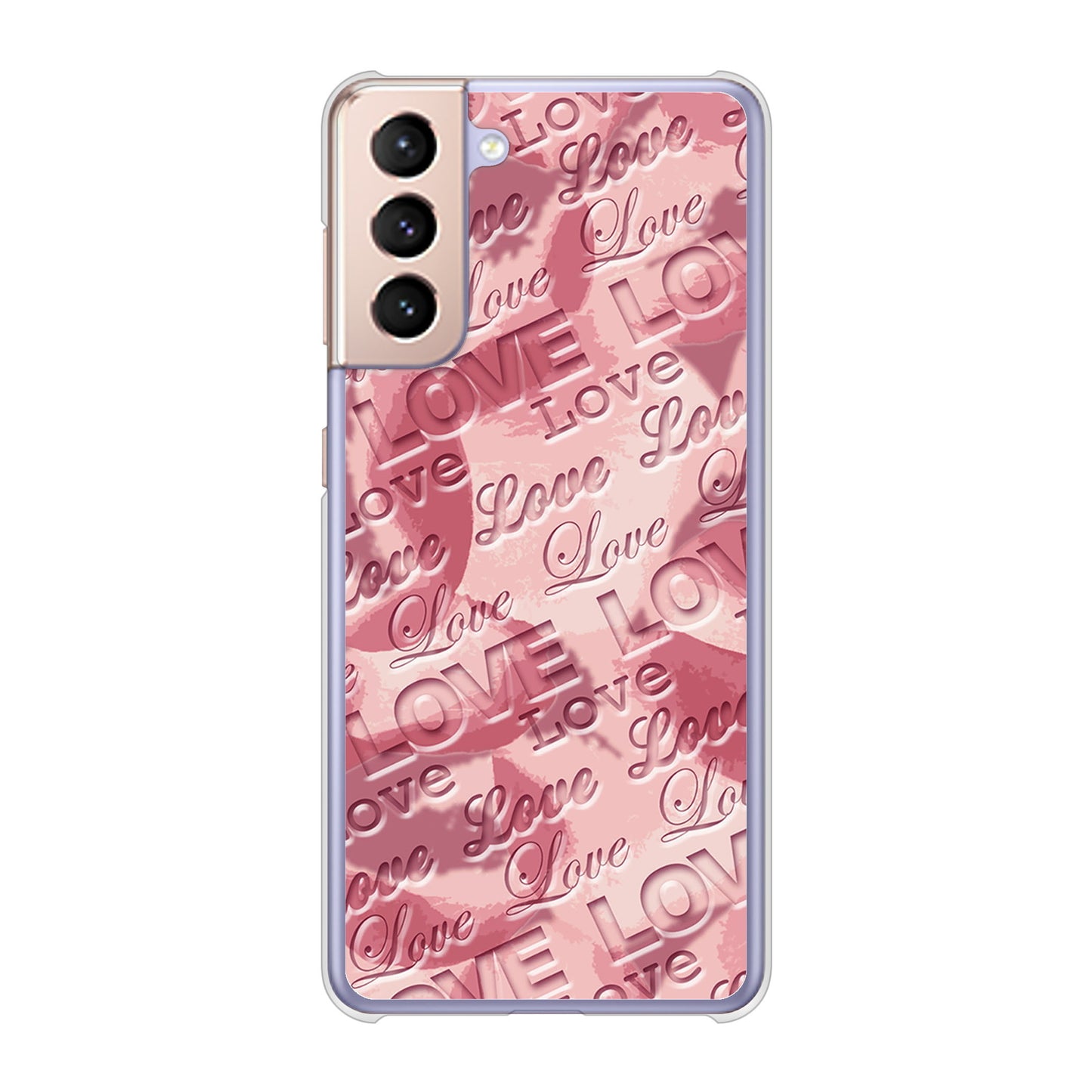 Galaxy S21 5G SC-51B docomo 高画質仕上げ 背面印刷 ハードケース フラワーヴェルニ