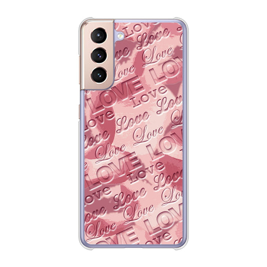 Galaxy S21 5G SC-51B docomo 高画質仕上げ 背面印刷 ハードケース フラワーヴェルニ
