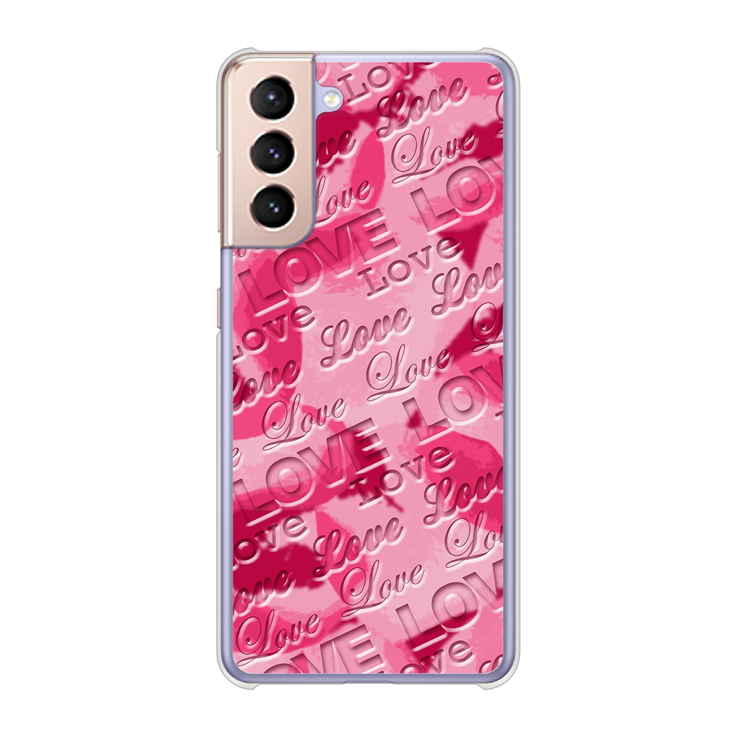 Galaxy S21 5G SC-51B docomo 高画質仕上げ 背面印刷 ハードケース フラワーヴェルニ