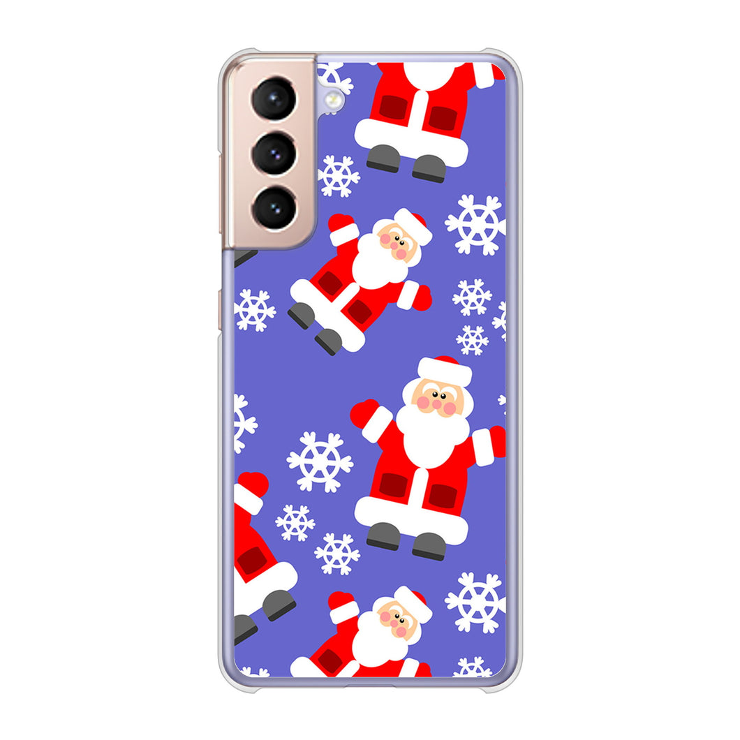 Galaxy S21 5G SC-51B docomo 高画質仕上げ 背面印刷 ハードケース クリスマス