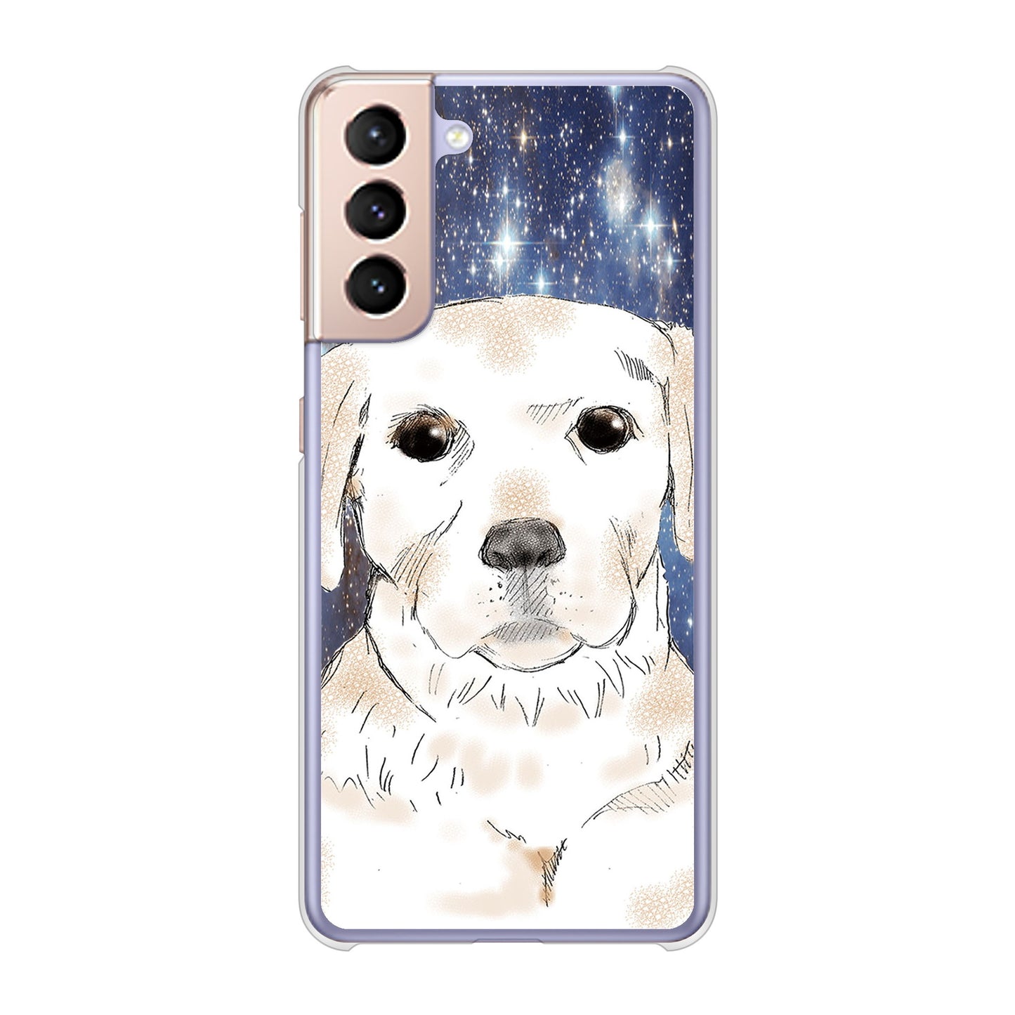 Galaxy S21 5G SC-51B docomo 高画質仕上げ 背面印刷 ハードケース ラブラドールレトリバー