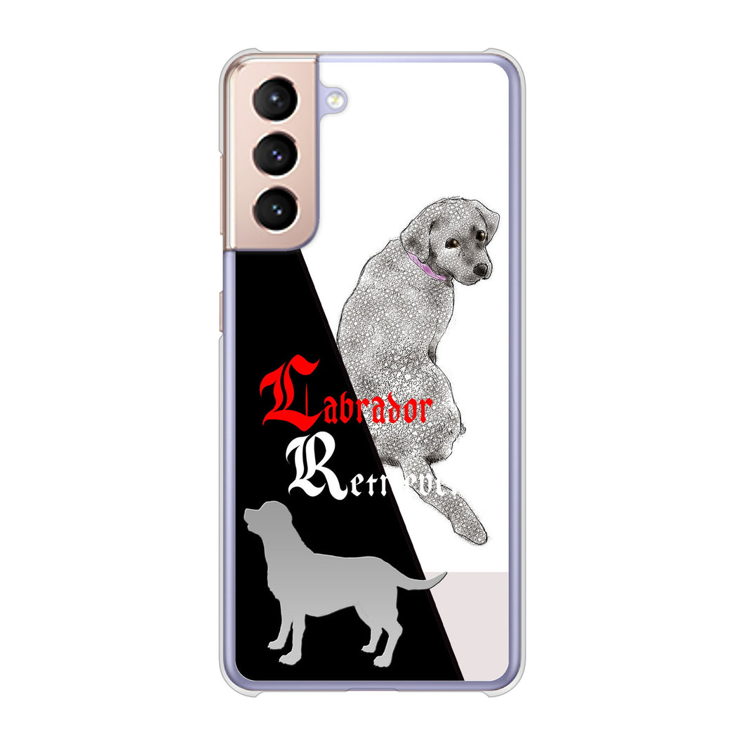 Galaxy S21 5G SC-51B docomo 高画質仕上げ 背面印刷 ハードケース ラブラドールレトリバー