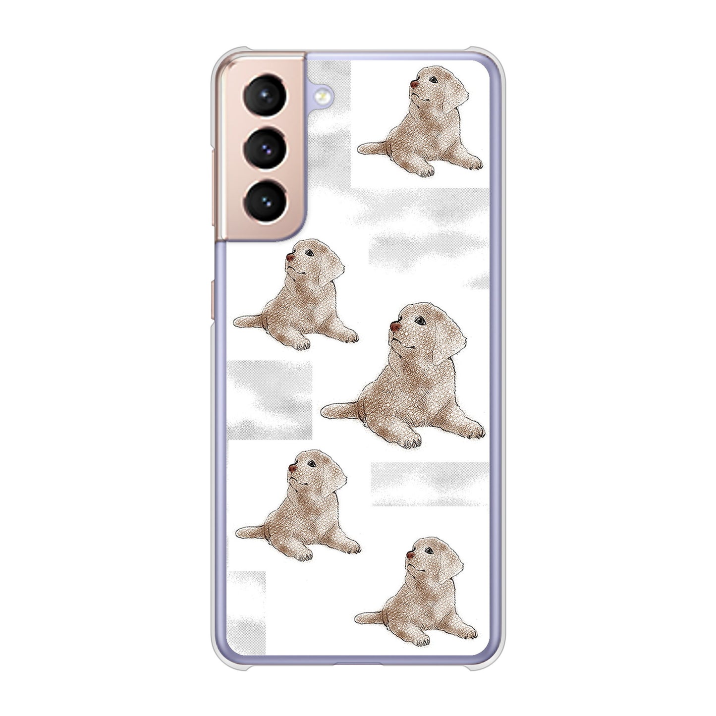 Galaxy S21 5G SC-51B docomo 高画質仕上げ 背面印刷 ハードケース ラブラドールレトリバー