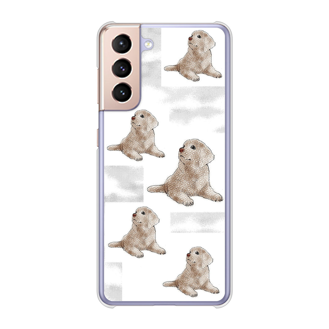 Galaxy S21 5G SC-51B docomo 高画質仕上げ 背面印刷 ハードケース ラブラドールレトリバー