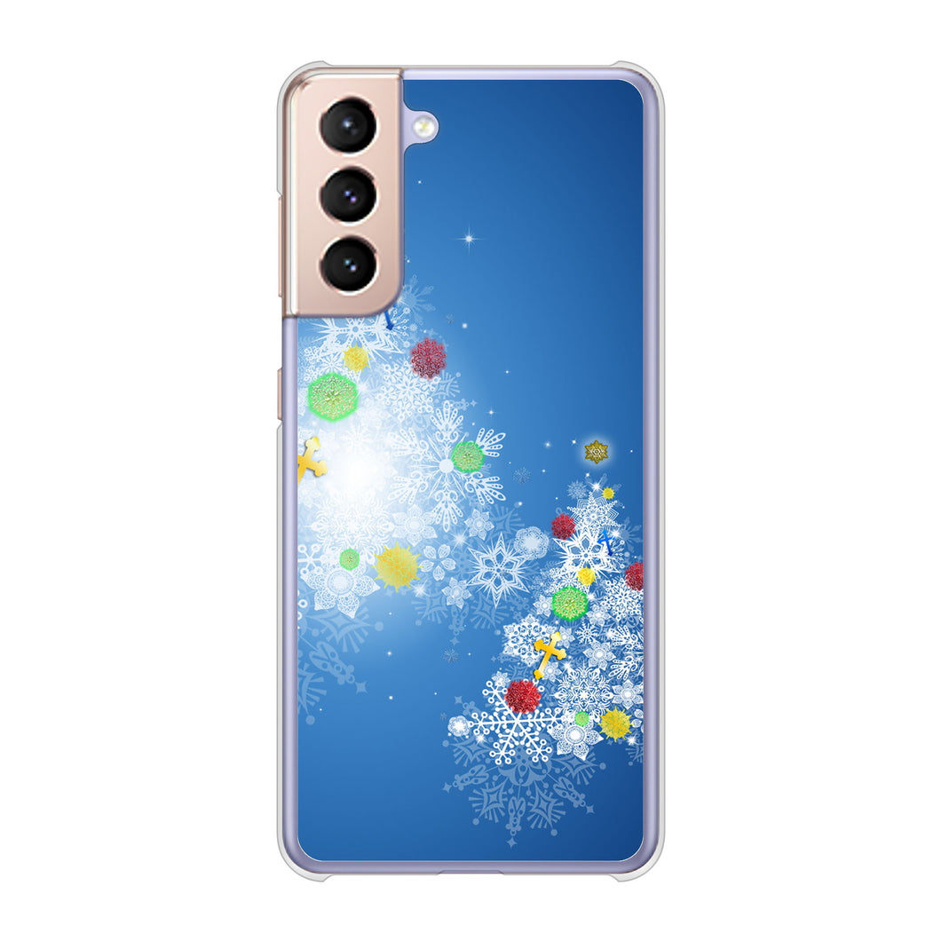 Galaxy S21 5G SC-51B docomo 高画質仕上げ 背面印刷 ハードケース クリスマス