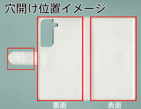 Galaxy S22 SC-51C docomo スマホケース 手帳型 三つ折りタイプ レター型 ツートン モノトーンカラー 花柄