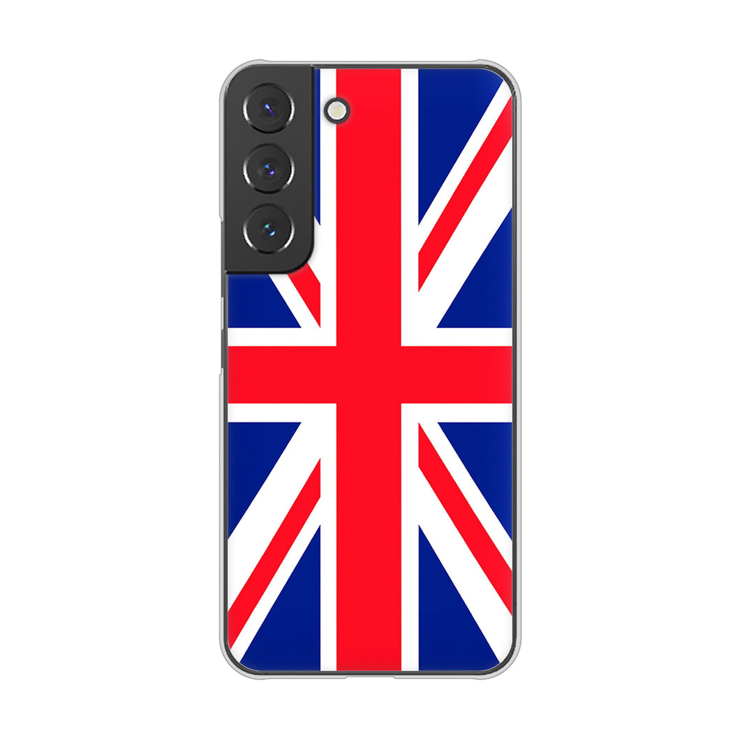 Galaxy S22 SC-51C docomo 高画質仕上げ 背面印刷 ハードケース ユニオンジャック