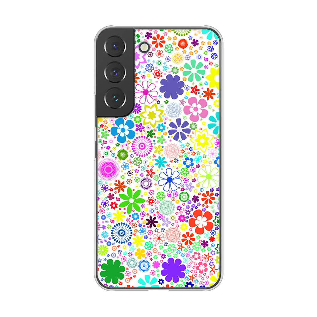 Galaxy S22 SC-51C docomo 高画質仕上げ 背面印刷 ハードケース リバティプリント