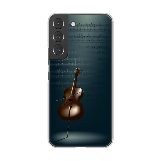 Galaxy S22 SC-51C docomo 高画質仕上げ 背面印刷 ハードケース 【441 楽譜】