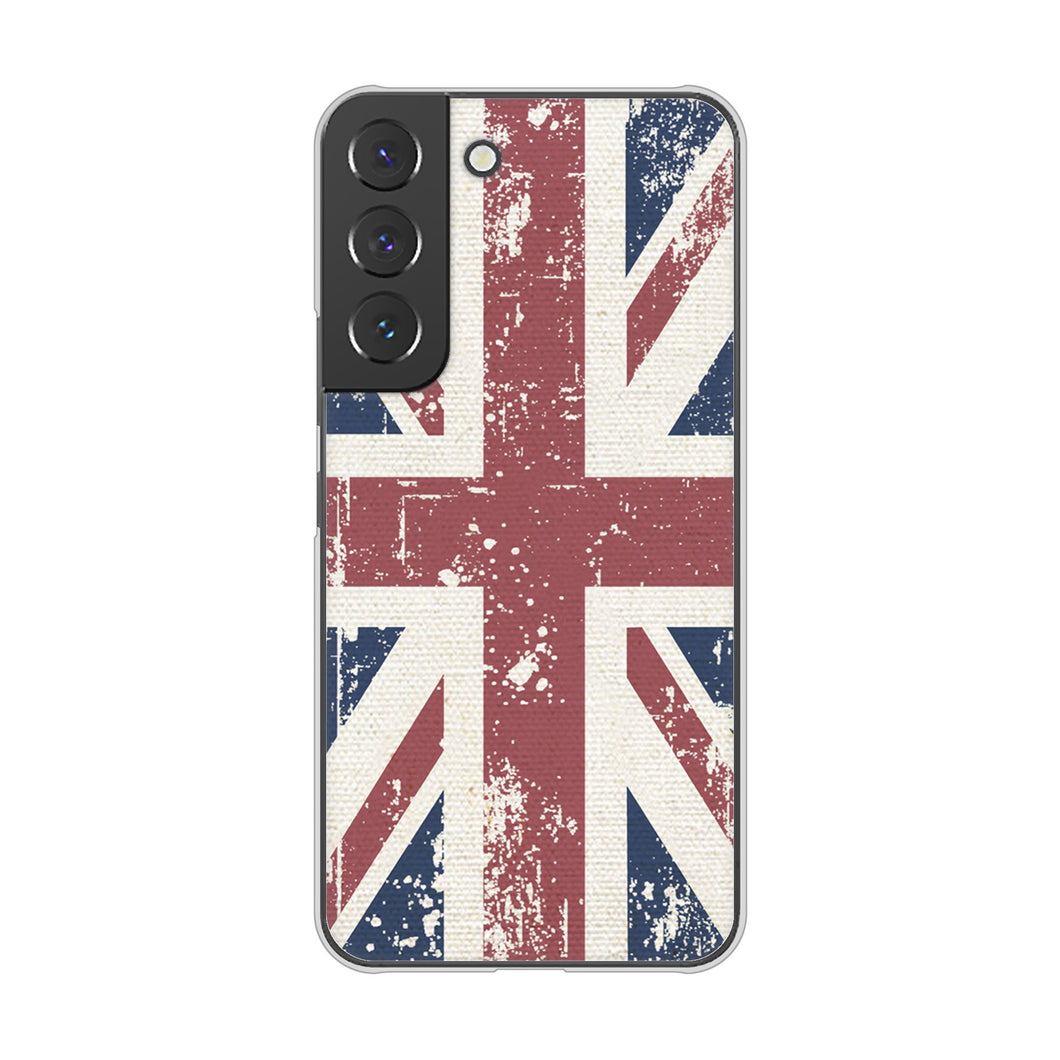 Galaxy S22 SC-51C docomo 高画質仕上げ 背面印刷 ハードケース ユニオンジャック