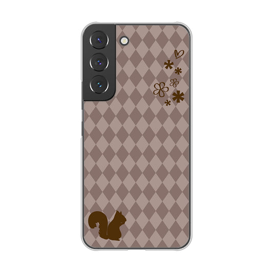 Galaxy S22 SC-51C docomo 高画質仕上げ 背面印刷 ハードケース 【515 リス】