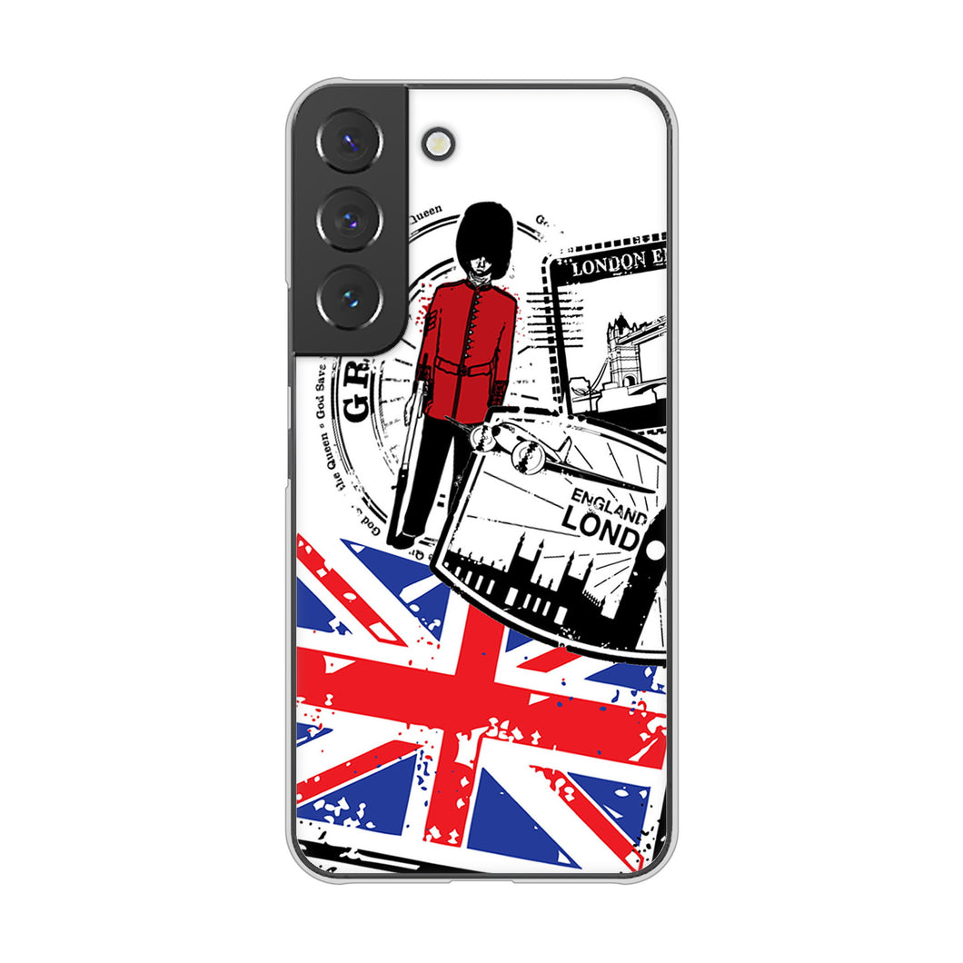 Galaxy S22 SC-51C docomo 高画質仕上げ 背面印刷 ハードケース イギリスの風景