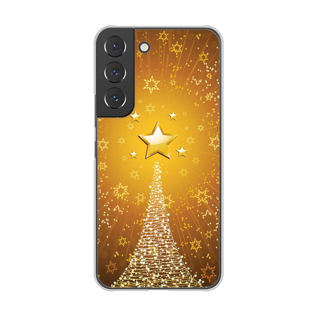 Galaxy S22 SC-51C docomo 高画質仕上げ 背面印刷 ハードケース クリスマス