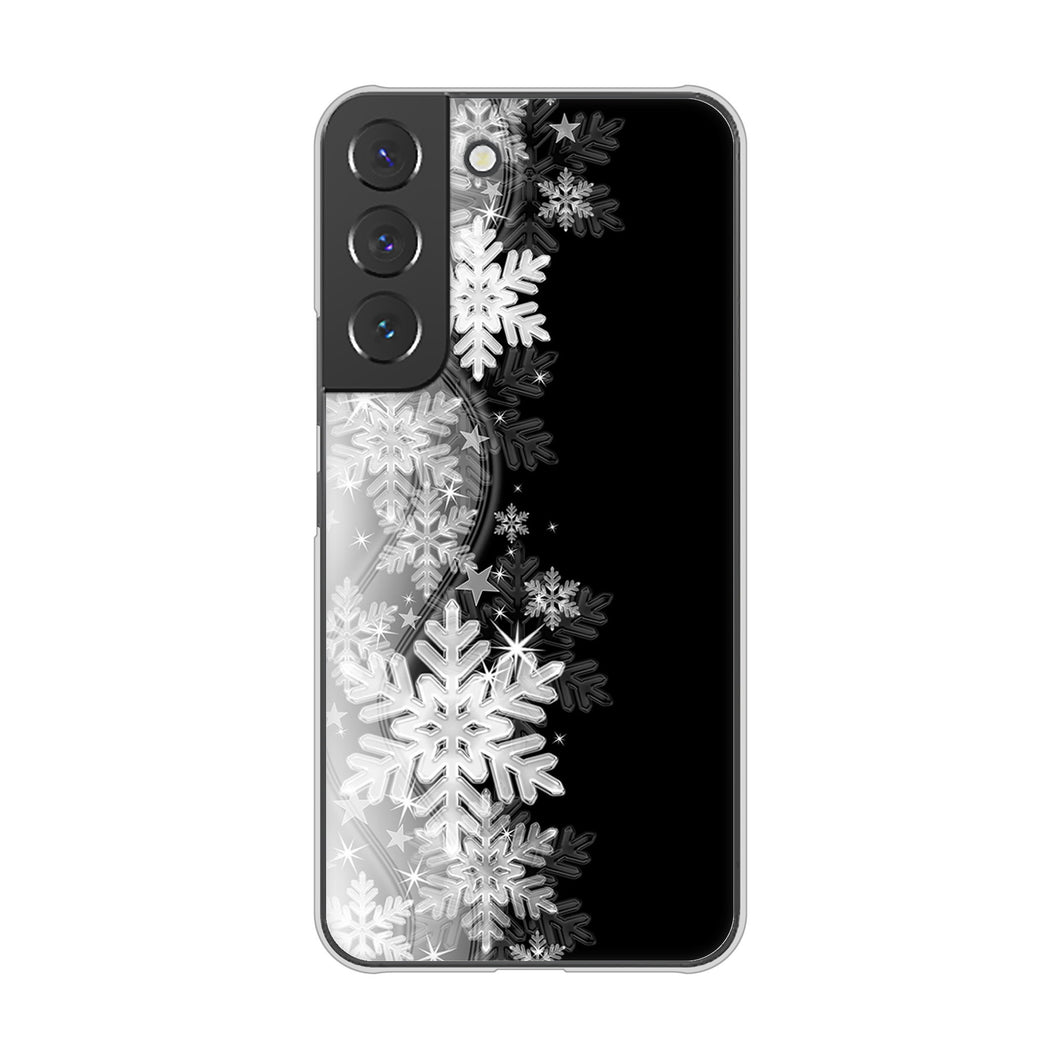 Galaxy S22 SC-51C docomo 高画質仕上げ 背面印刷 ハードケース 【603 白銀と闇】