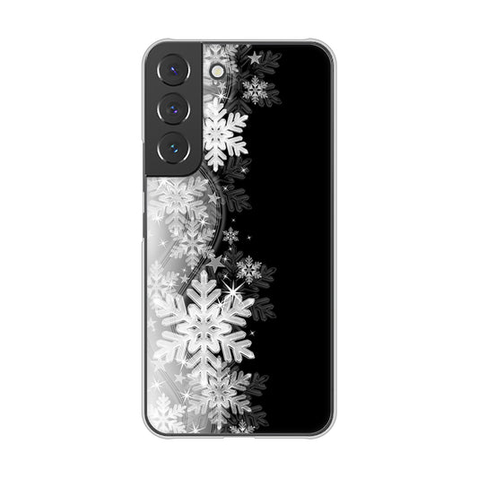 Galaxy S22 SC-51C docomo 高画質仕上げ 背面印刷 ハードケース 【603 白銀と闇】