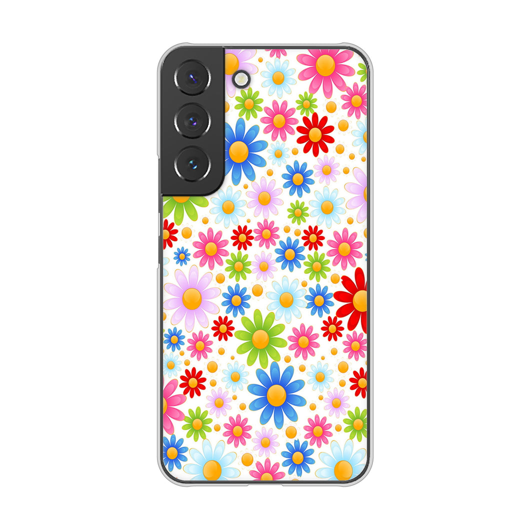 Galaxy S22 SC-51C docomo 高画質仕上げ 背面印刷 ハードケース リバティプリント