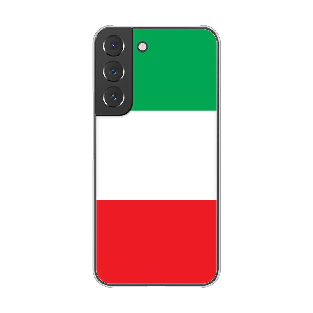 Galaxy S22 SC-51C docomo 高画質仕上げ 背面印刷 ハードケース 国旗