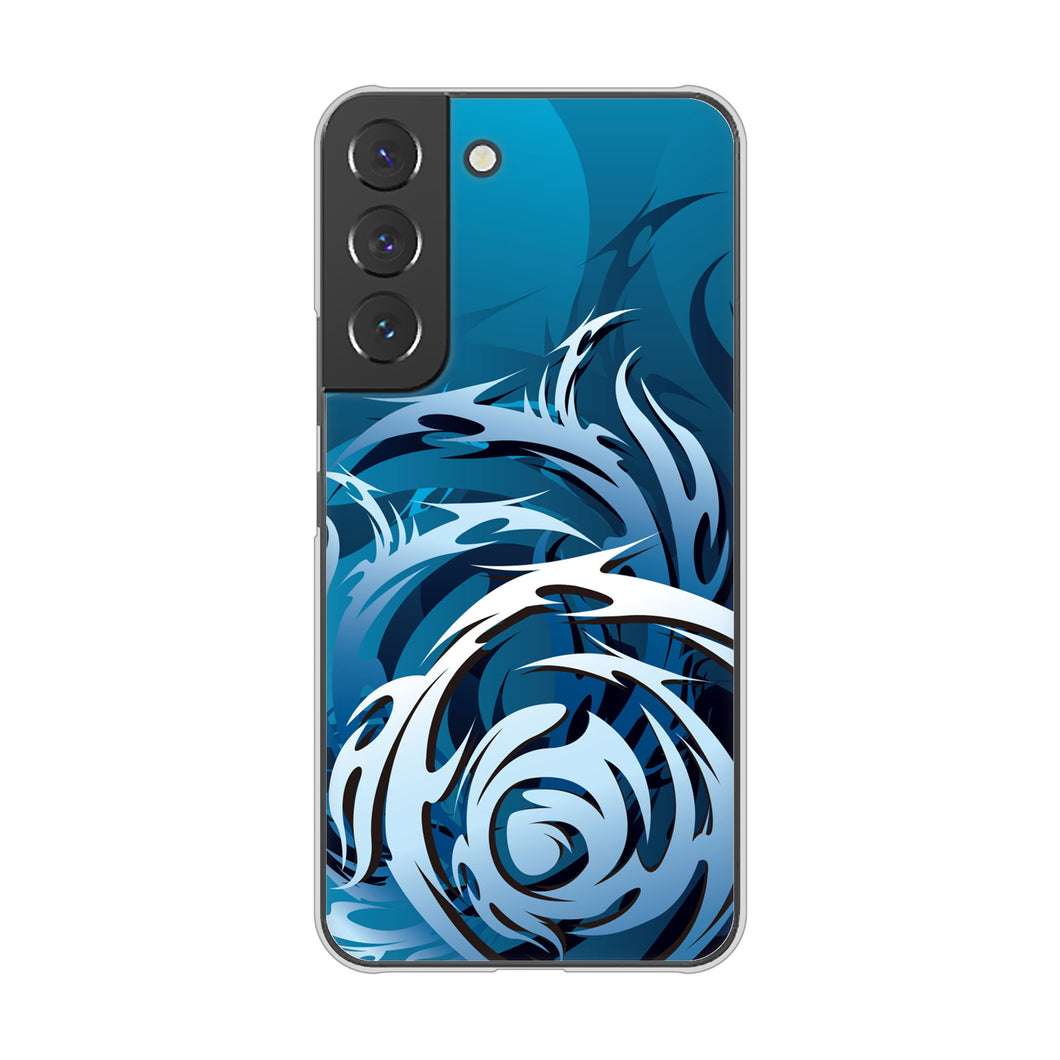 Galaxy S22 SC-51C docomo 高画質仕上げ 背面印刷 ハードケース 【731 ドラゴンサークル】