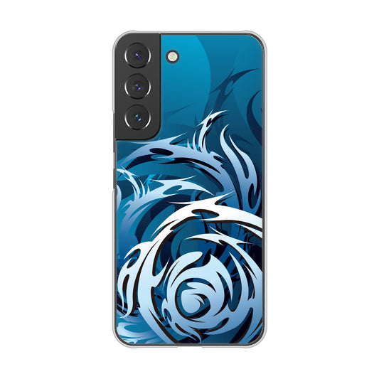 Galaxy S22 SC-51C docomo 高画質仕上げ 背面印刷 ハードケース 【731 ドラゴンサークル】