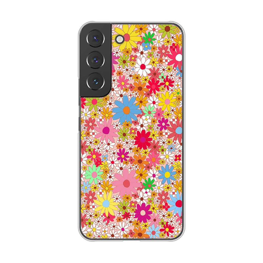 Galaxy S22 SC-51C docomo 高画質仕上げ 背面印刷 ハードケース リバティプリント