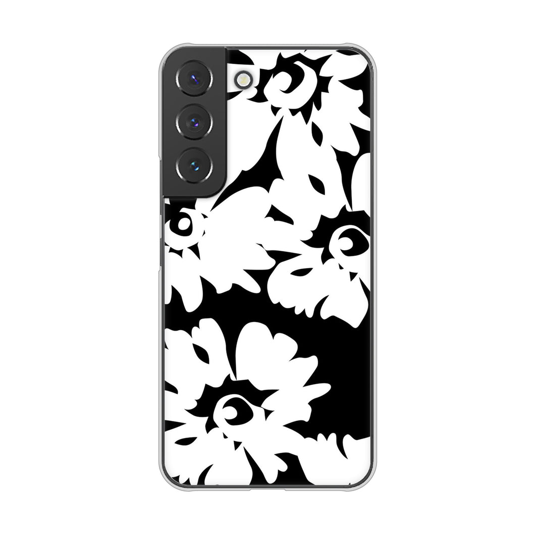 Galaxy S22 SC-51C docomo 高画質仕上げ 背面印刷 ハードケース 【1215 モダンフラワー】