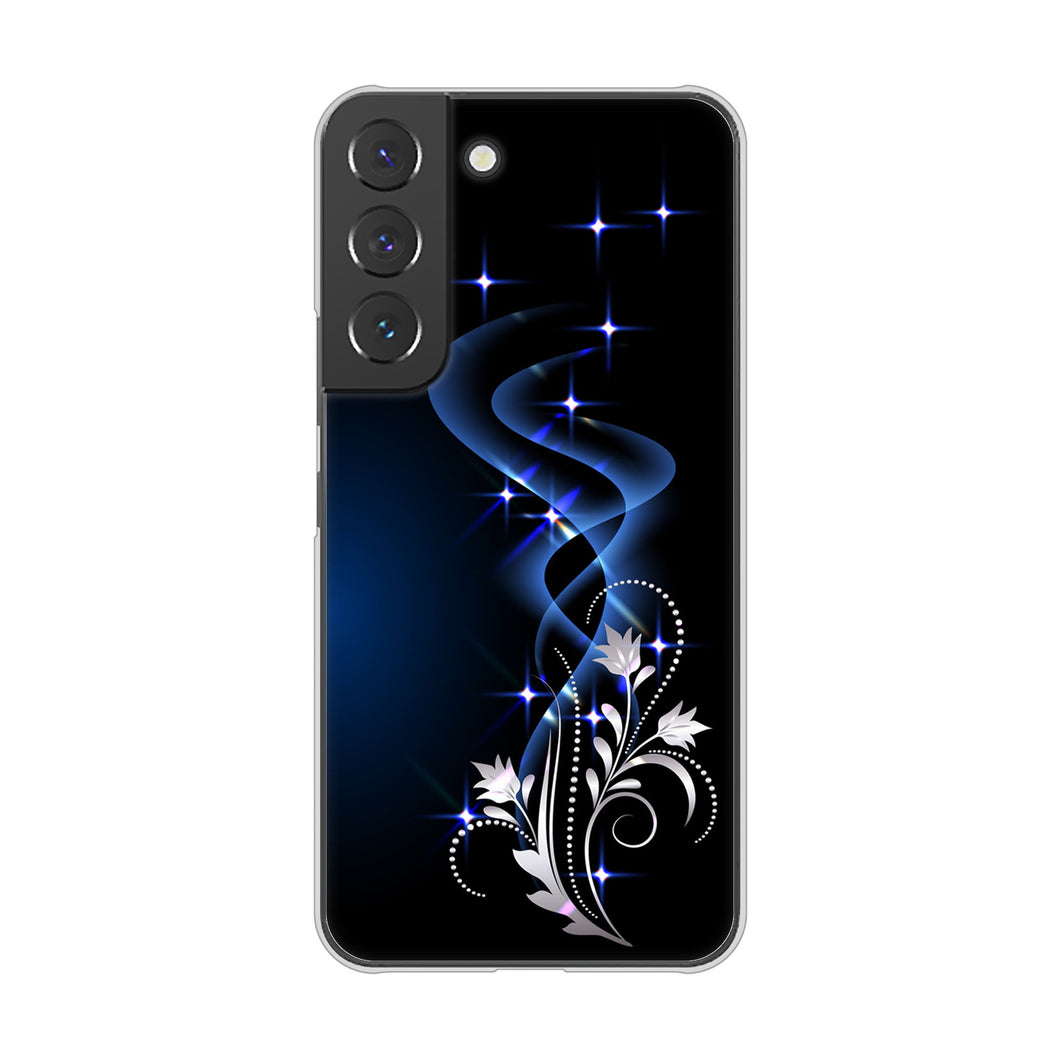 Galaxy S22 SC-51C docomo 高画質仕上げ 背面印刷 ハードケース 【1278 華より昇る流れ】