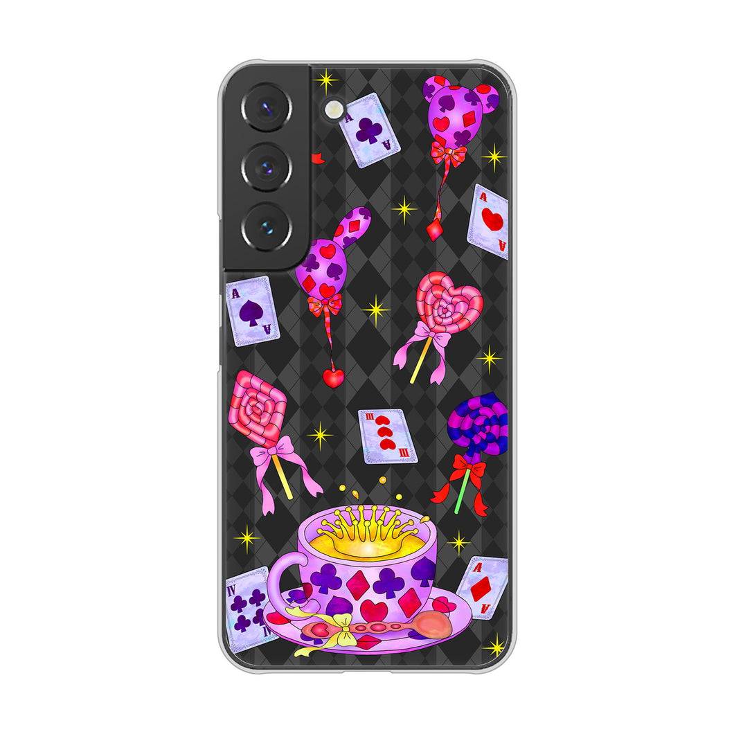 Galaxy S22 SC-51C docomo 高画質仕上げ 背面印刷 ハードケース むかいあぐる トランプティー