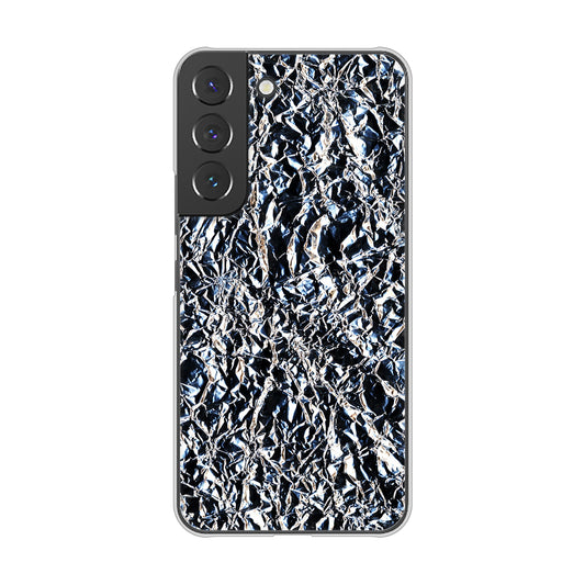 Galaxy S22 SC-51C docomo 高画質仕上げ 背面印刷 ハードケース 【EK835 スタイリッシュアルミシルバー】