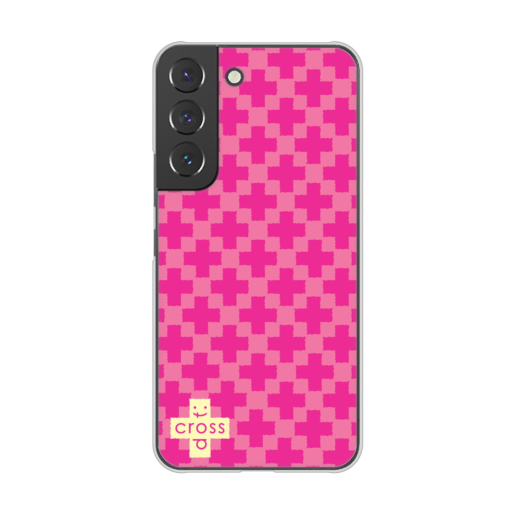 Galaxy S22 SC-51C docomo 高画質仕上げ 背面印刷 ハードケース クロスドット