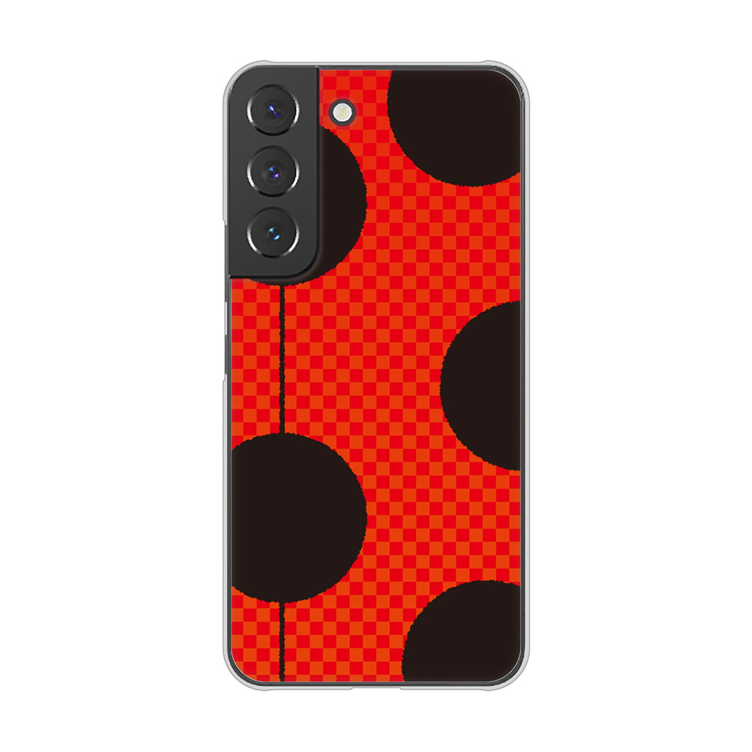 Galaxy S22 SC-51C docomo 高画質仕上げ 背面印刷 ハードケース 【IB906 てんとうむしのシンプル】