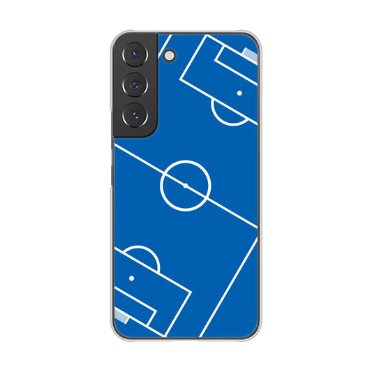 Galaxy S22 SC-51C docomo 高画質仕上げ 背面印刷 ハードケース 【IB922 SOCCER_ピッチ】