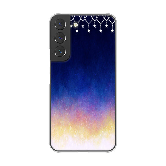Galaxy S22 SC-51C docomo 高画質仕上げ 背面印刷 ハードケース 【MI803 冬の夜空】