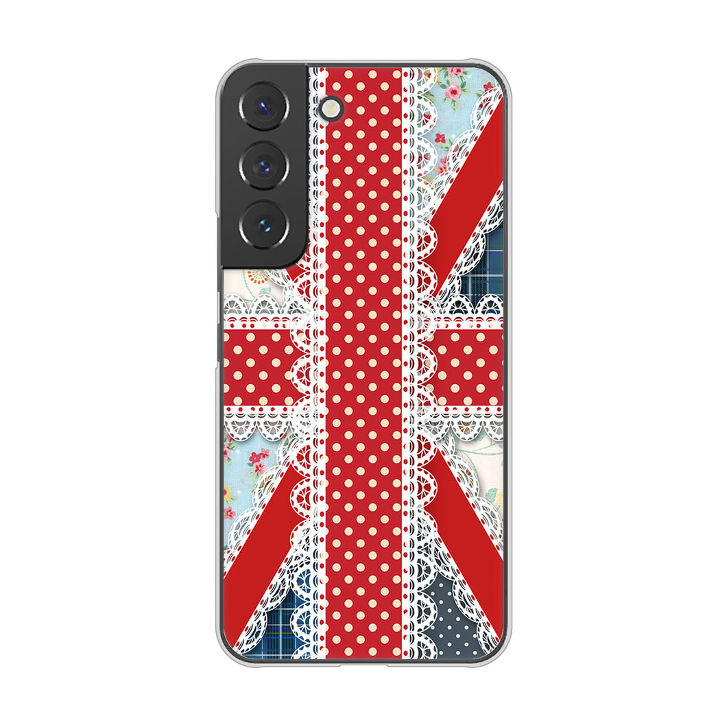 Galaxy S22 SC-51C docomo 高画質仕上げ 背面印刷 ハードケース ユニオンジャック