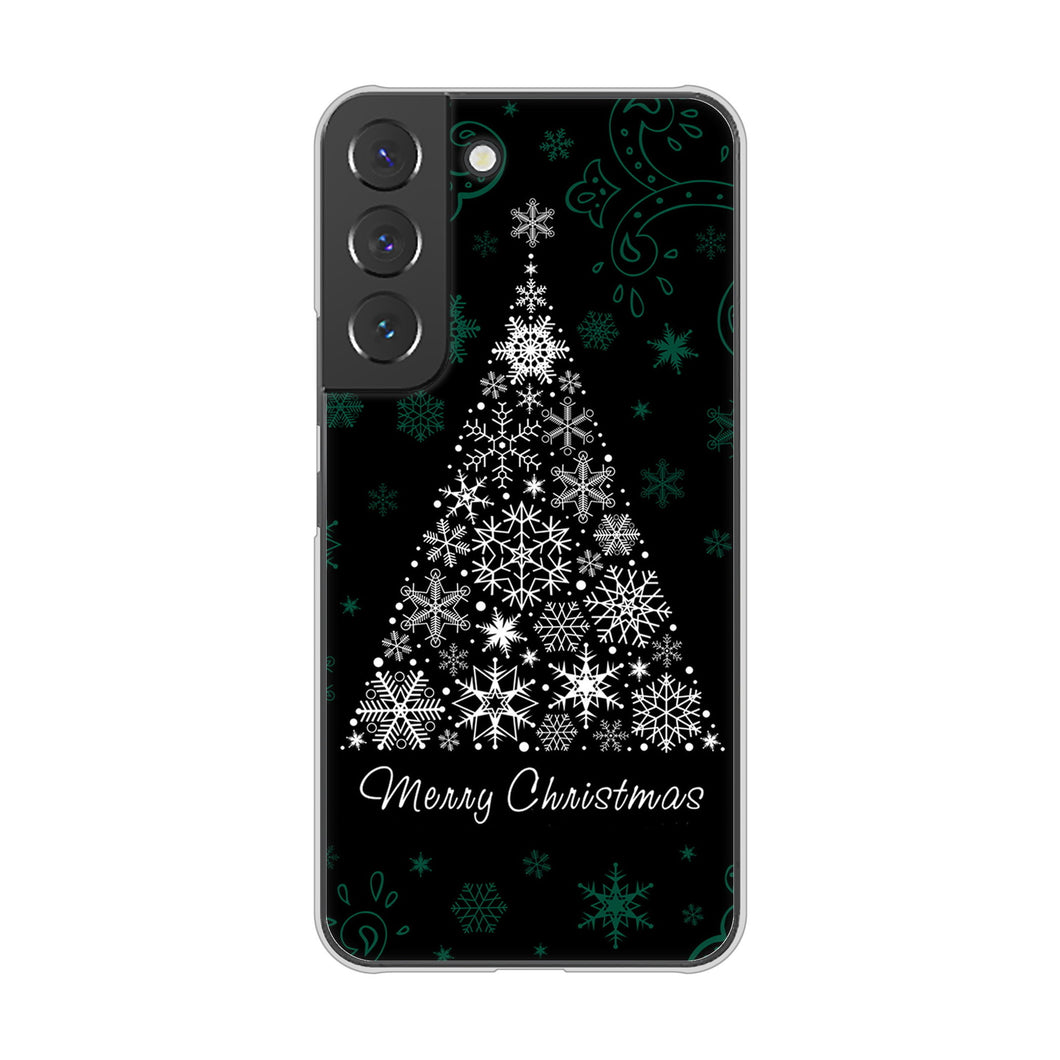 Galaxy S22 SC-51C docomo 高画質仕上げ 背面印刷 ハードケース クリスマス