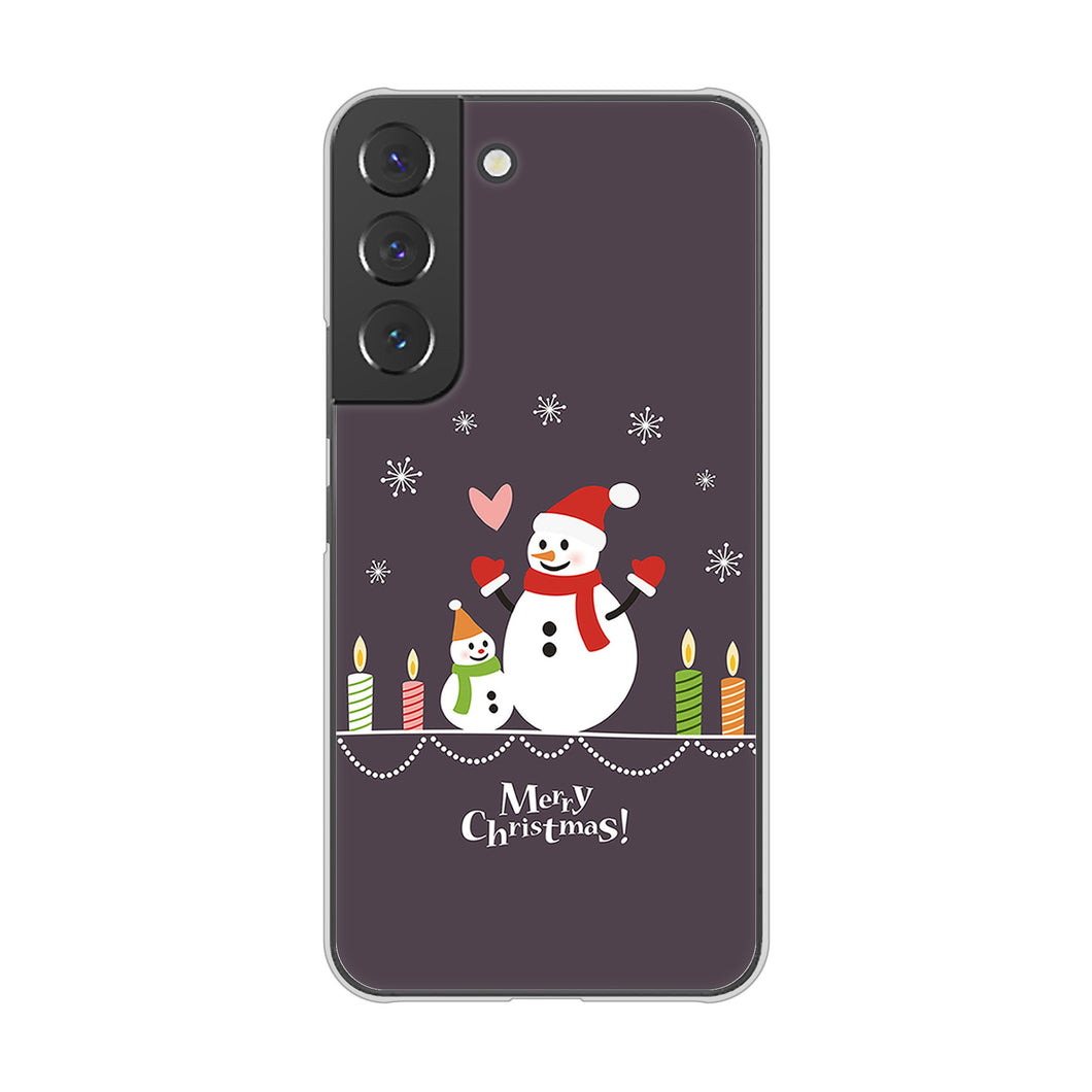 Galaxy S22 SC-51C docomo 高画質仕上げ 背面印刷 ハードケース クリスマス