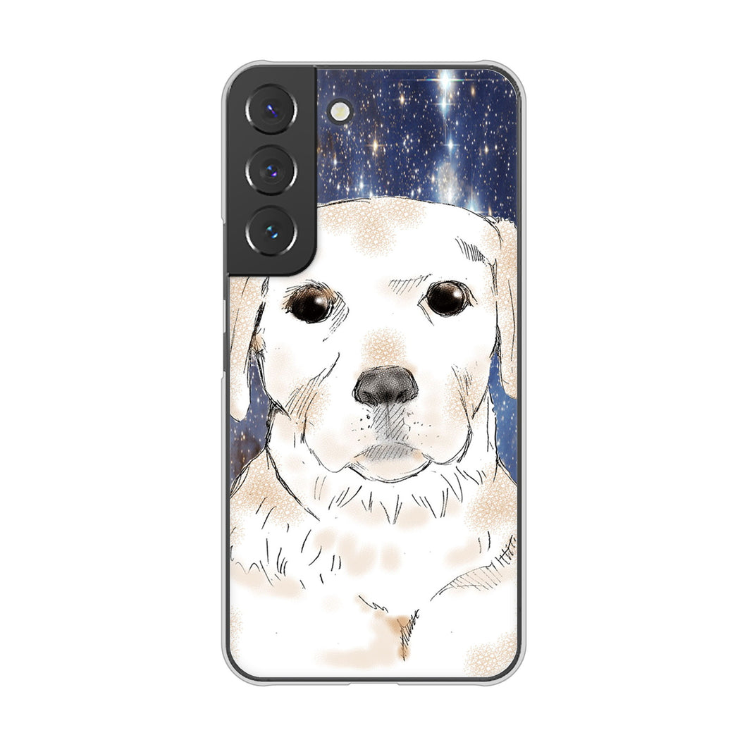 Galaxy S22 SC-51C docomo 高画質仕上げ 背面印刷 ハードケース ラブラドールレトリバー