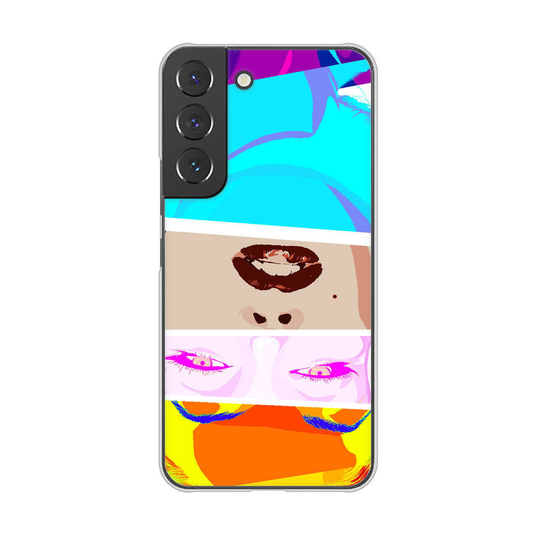 Galaxy S22 SC-51C docomo 高画質仕上げ 背面印刷 ハードケース マリリンモンローデザイン