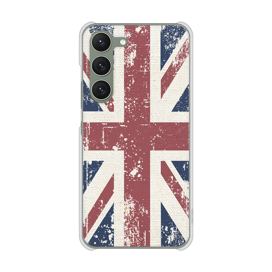 Galaxy S23 SC-51D docomo 高画質仕上げ 背面印刷 ハードケース ユニオンジャック