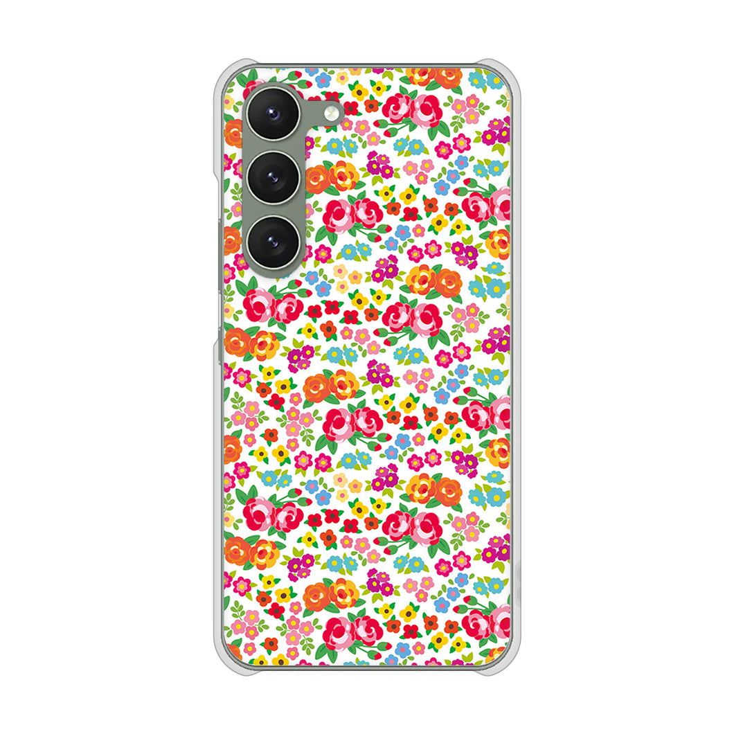 Galaxy S23 SC-51D docomo 高画質仕上げ 背面印刷 ハードケース リバティプリント