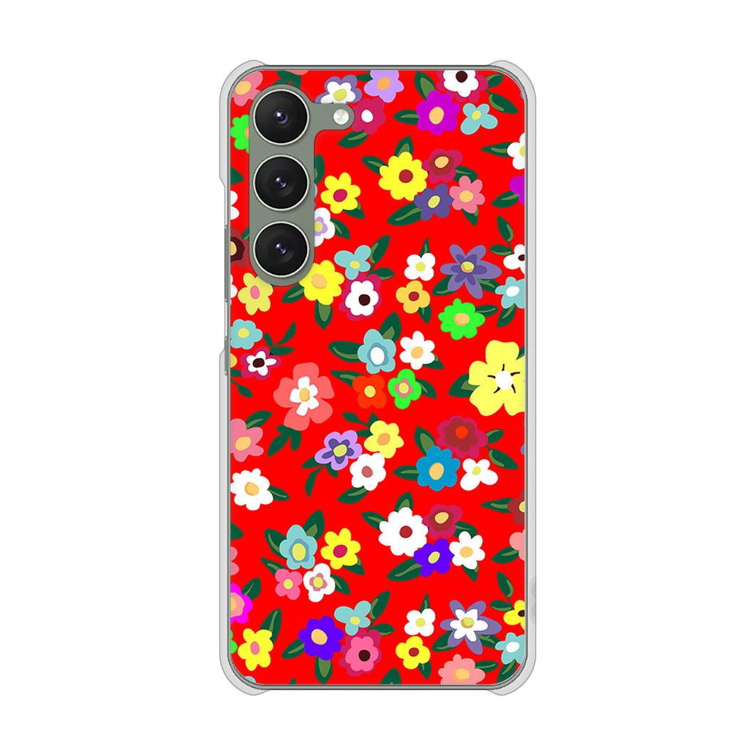 Galaxy S23 SC-51D docomo 高画質仕上げ 背面印刷 ハードケース リバティプリント