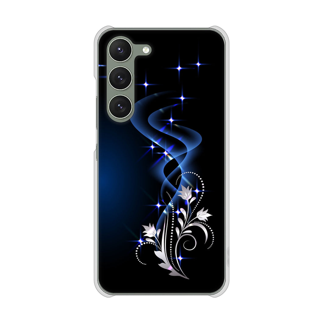 Galaxy S23 SC-51D docomo 高画質仕上げ 背面印刷 ハードケース 【1278 華より昇る流れ】