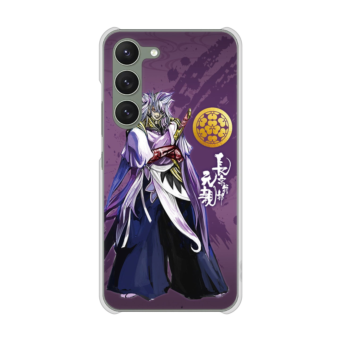 Galaxy S23 SC-51D docomo 高画質仕上げ 背面印刷 ハードケース 家紋