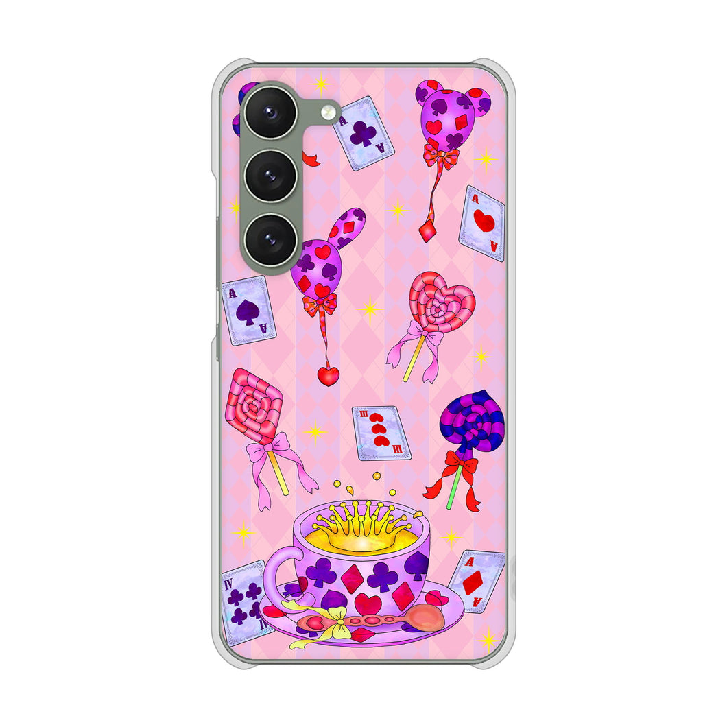 Galaxy S23 SC-51D docomo 高画質仕上げ 背面印刷 ハードケース むかいあぐる トランプティー