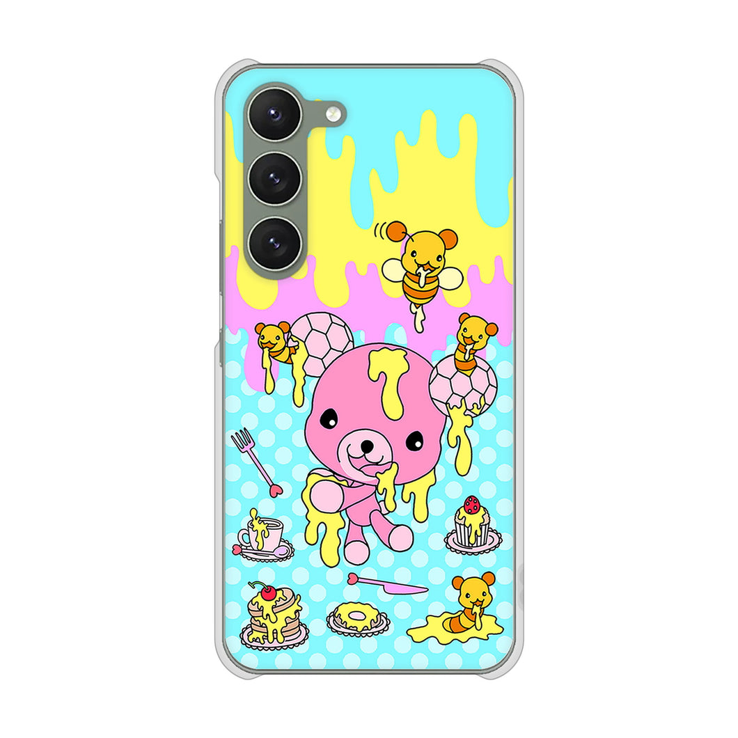 Galaxy S23 SC-51D docomo 高画質仕上げ 背面印刷 ハードケース むかいあぐる ハニベア