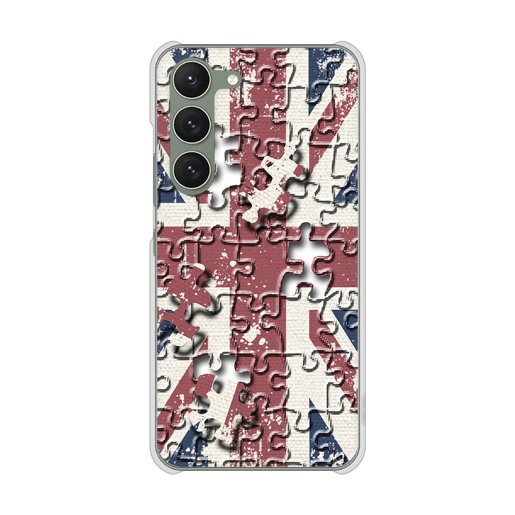 Galaxy S23 SC-51D docomo 高画質仕上げ 背面印刷 ハードケース ユニオンジャック