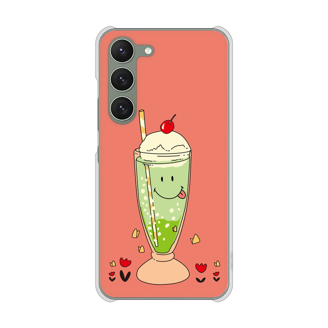 Galaxy S23 SC-51D docomo 高画質仕上げ 背面印刷 ハードケース スイーツイラスト