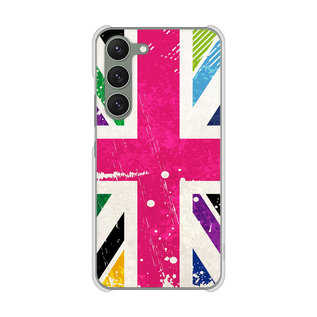 Galaxy S23 SC-51D docomo 高画質仕上げ 背面印刷 ハードケース ユニオンジャック