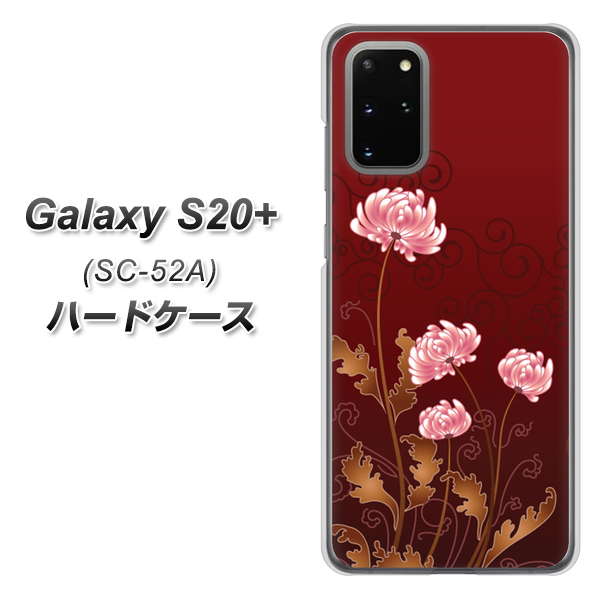 docomo ギャラクシーS20+ SC-52A 高画質仕上げ 背面印刷 ハードケース【375 優美な菊】